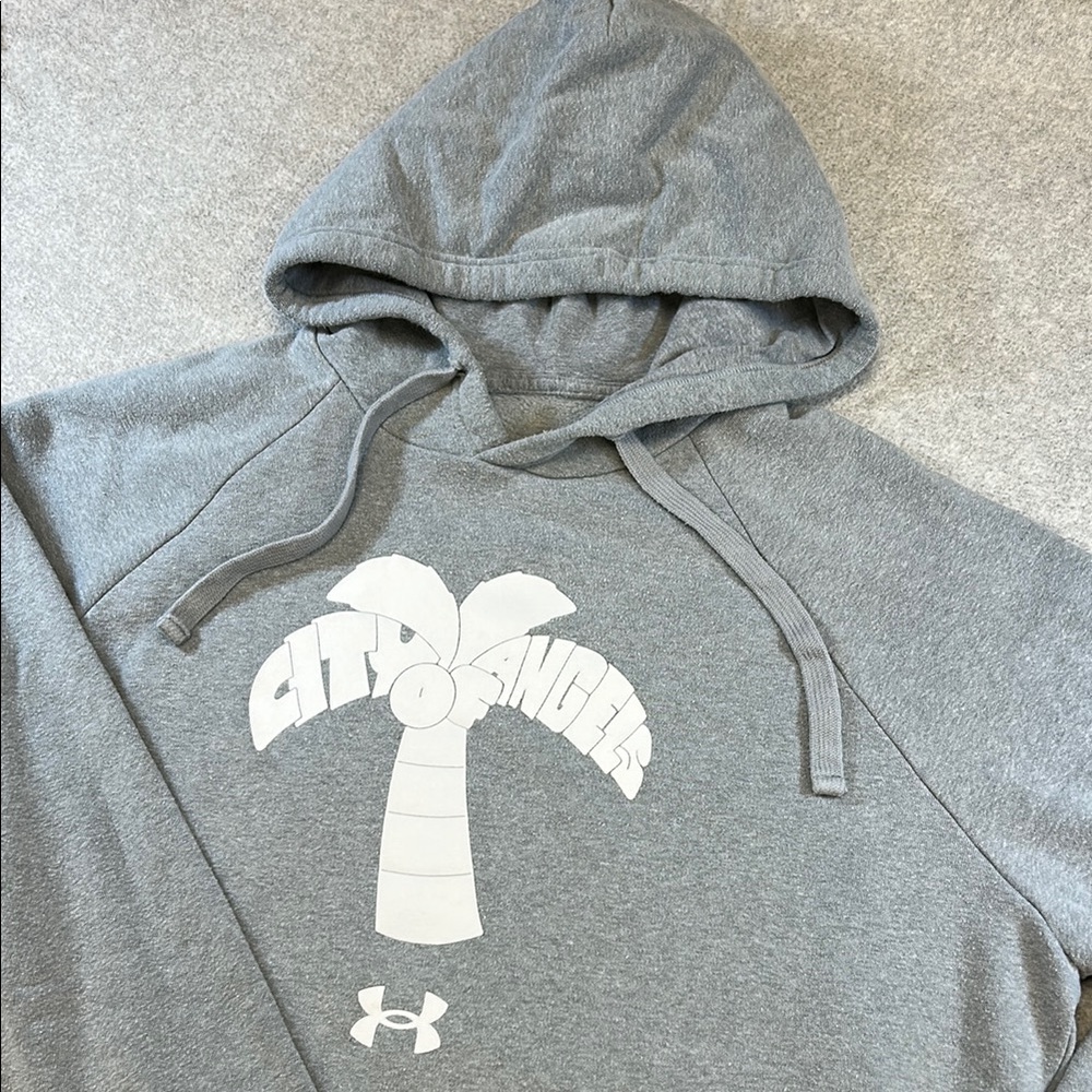 Under Armour Heatgear City of Angels Hoodie-Men’s XL-Gray